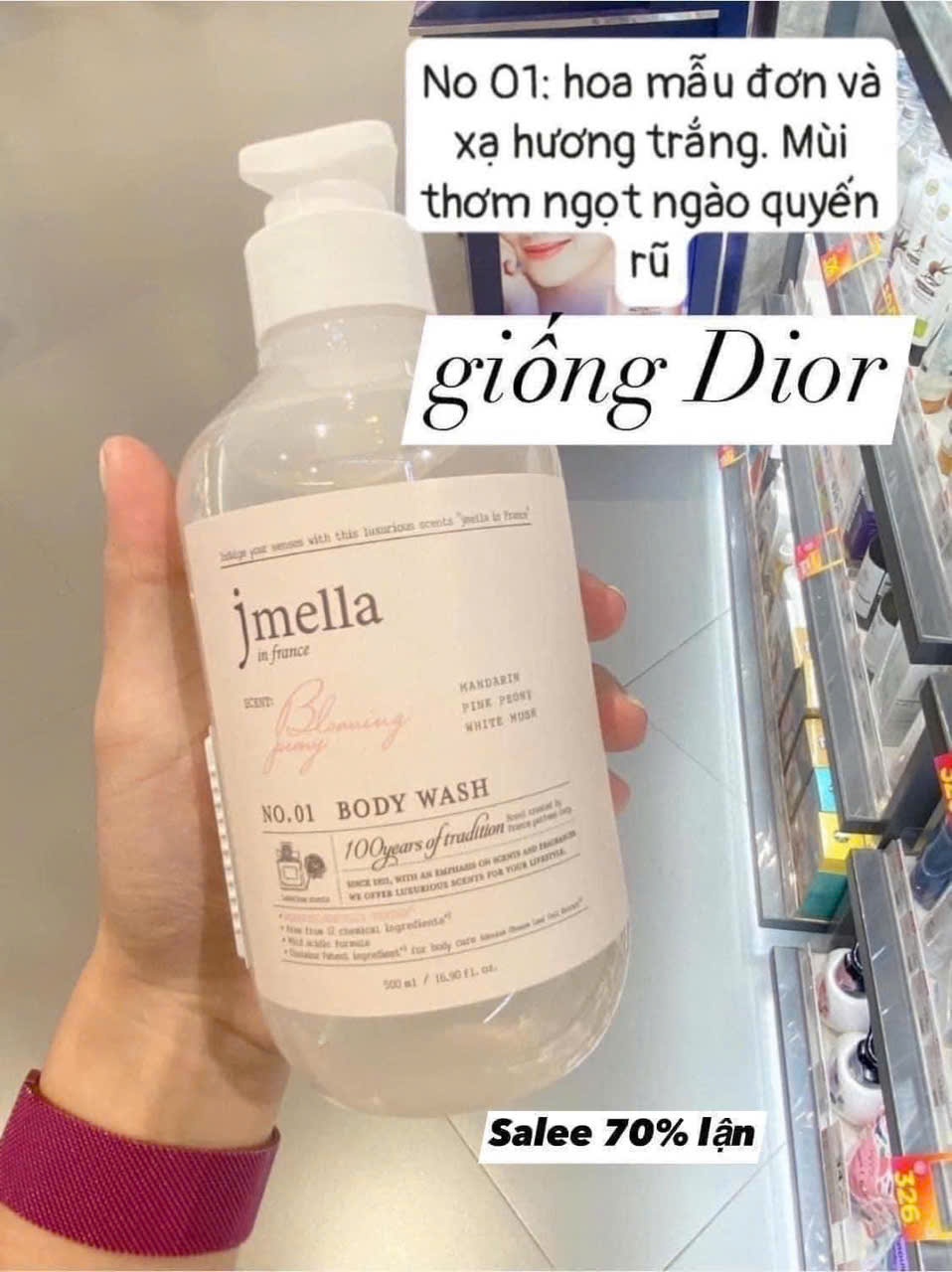 Sữa tắm Jmella 1000ml - Mẫu 1