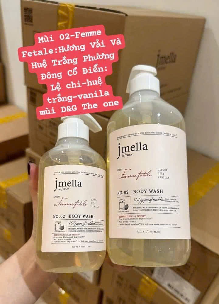 Sữa tắm Jmella 1000ml - Mẫu 2