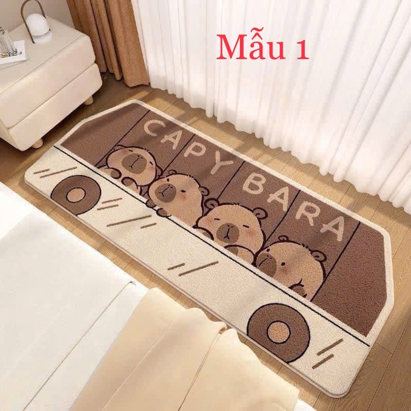 Thảm lông cừu trải chân giường 50 x 120cm