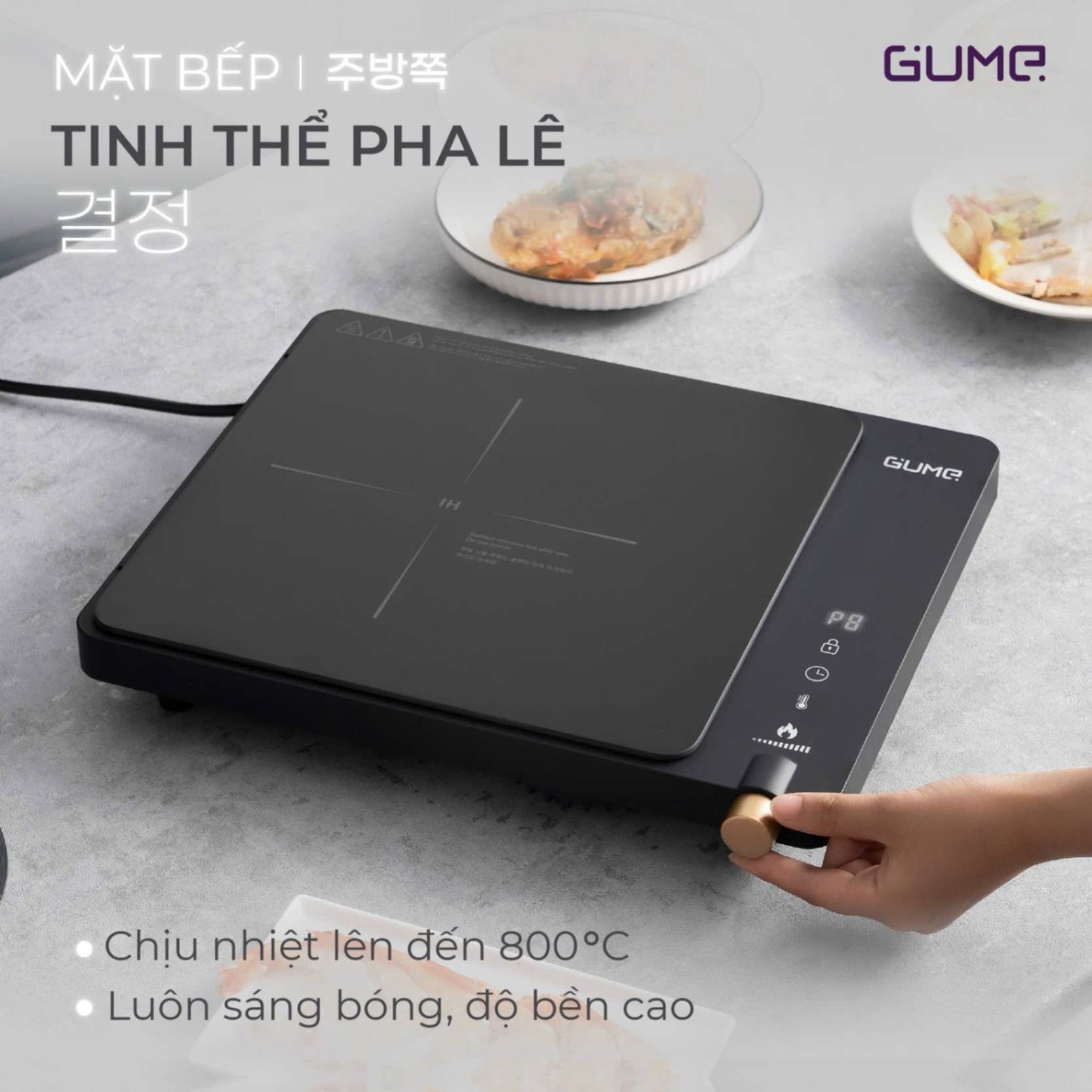 Bếp từ đơn Gume 2000W