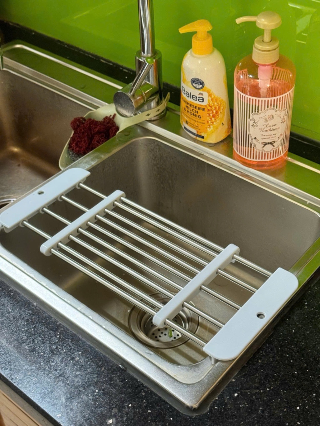 Kể để bồn rửa inox có thể điều chỉnh độ dài Echo Nhật