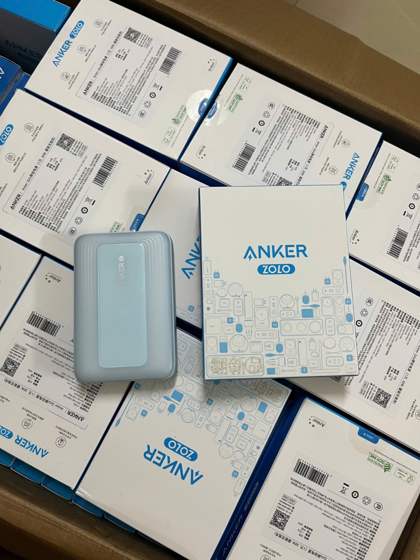 Pin sạc dự phòng Anker Solo 10.000 mAh, 30W - Xanh