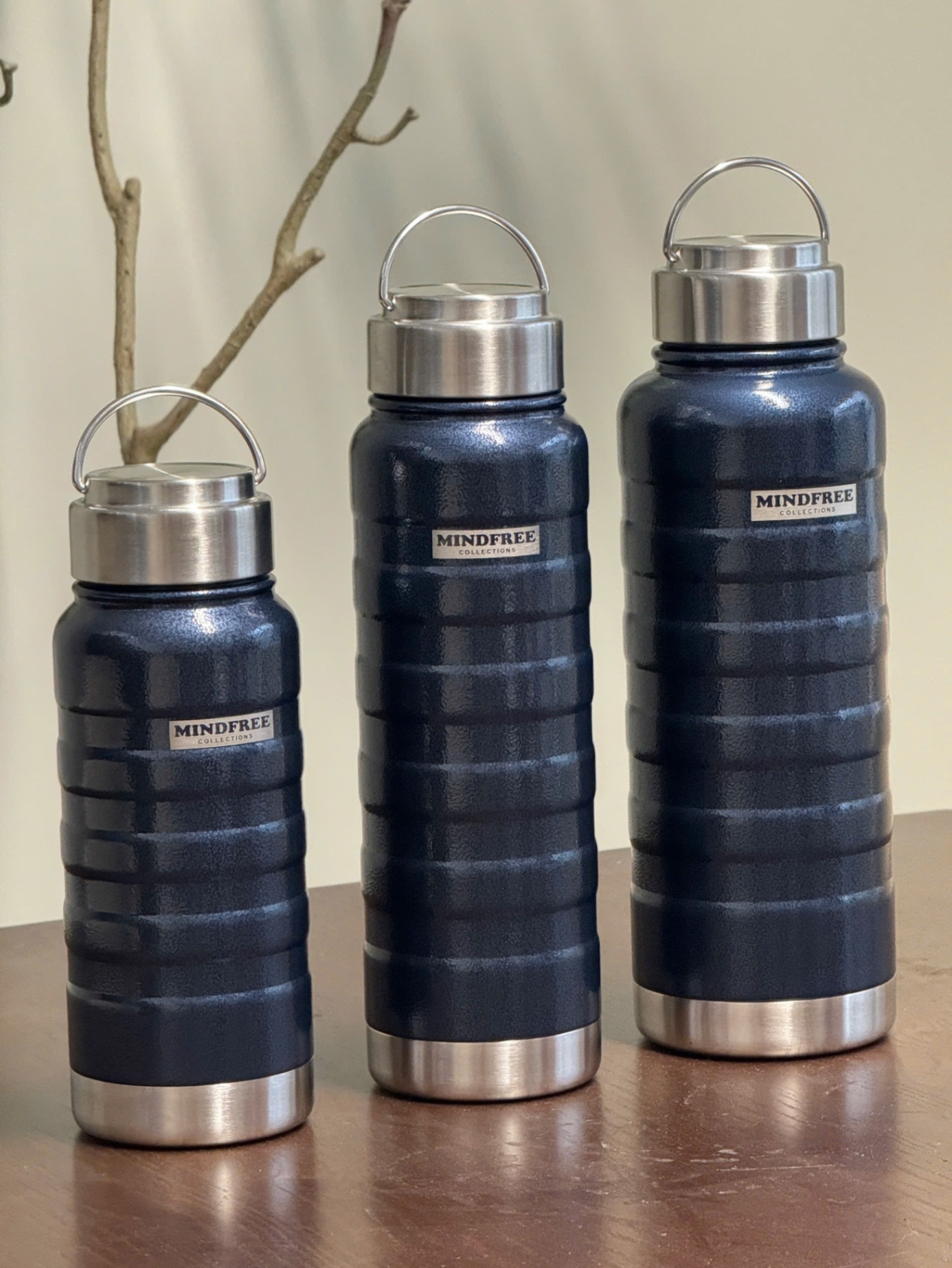 Bình giữ nhiệt Mind Free inox 304 Nhật Bản có quai xách