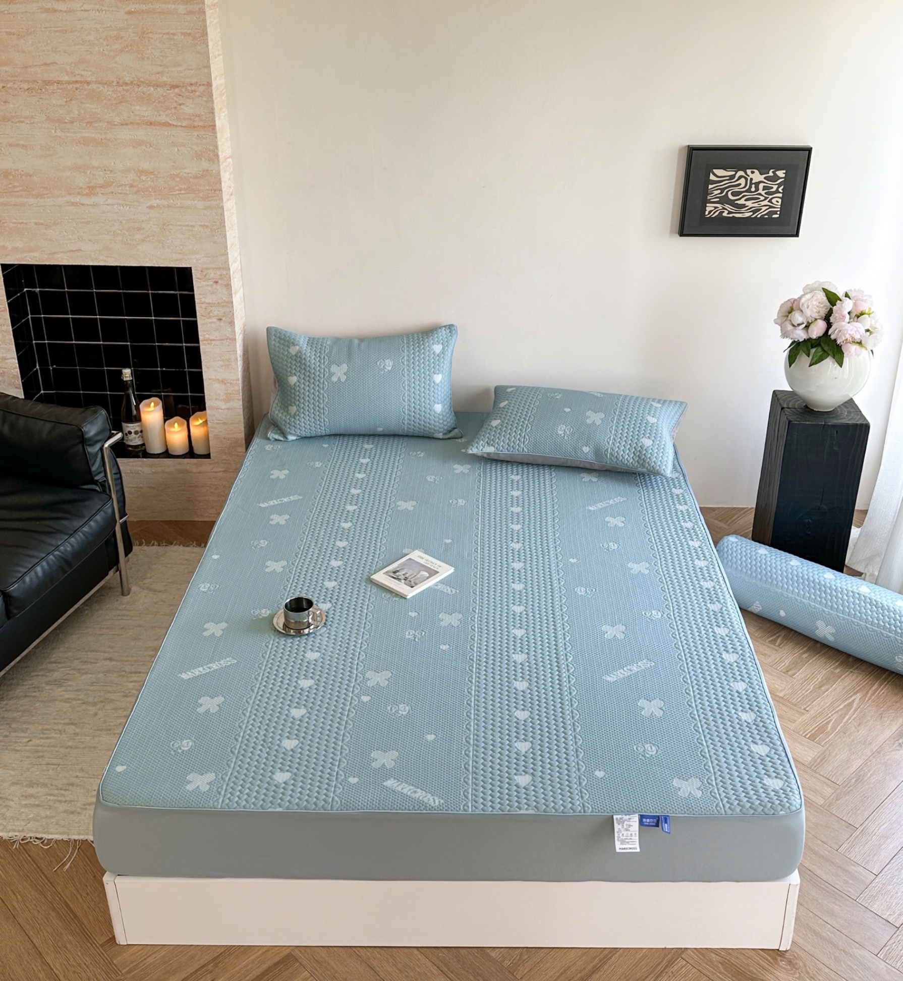 Bộ chiếu băng mát lạnh 4 món Markcross - size 1.6 x 2m - Xanh dương