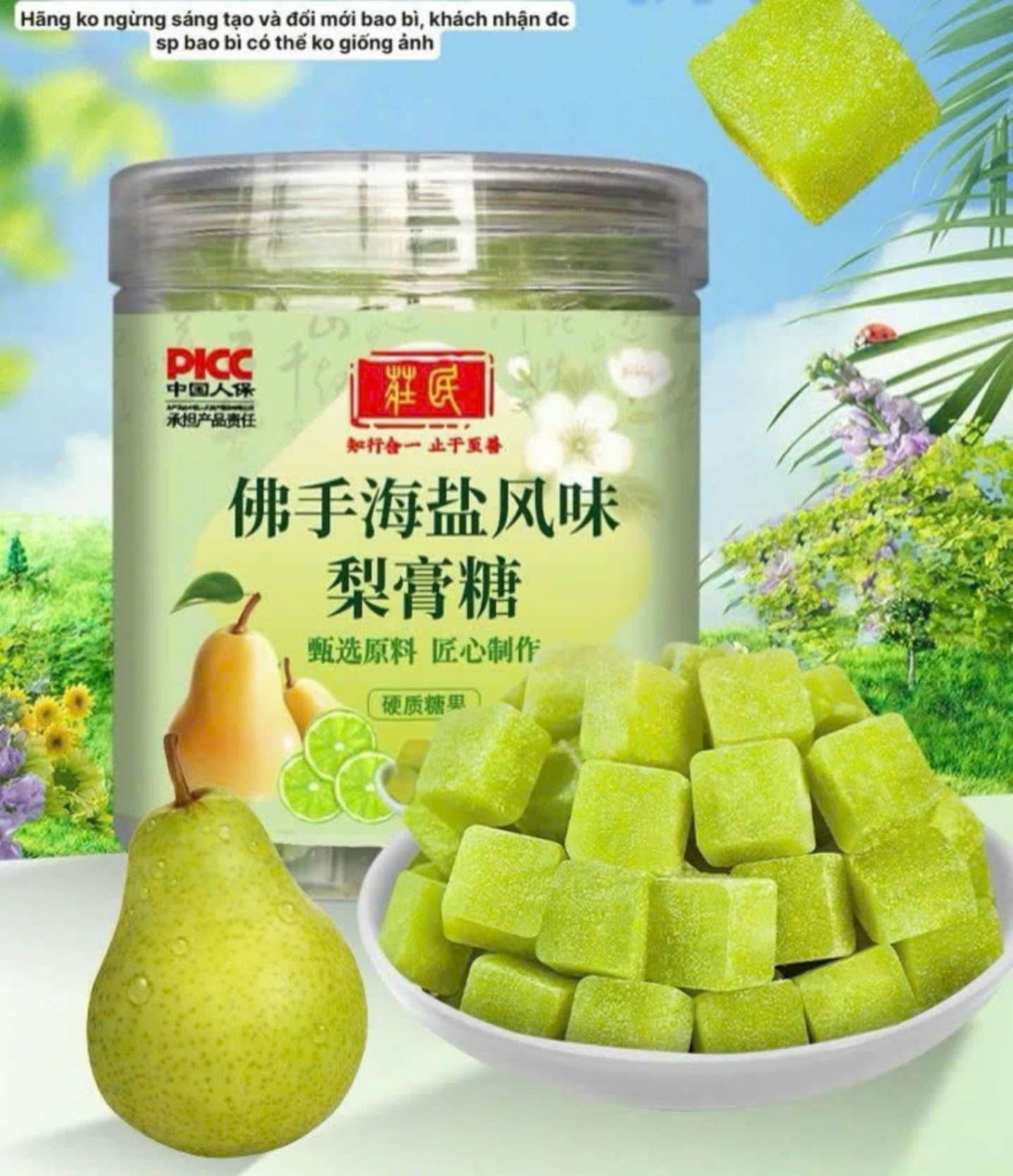 Kẹo lê chanh muối biển 250g