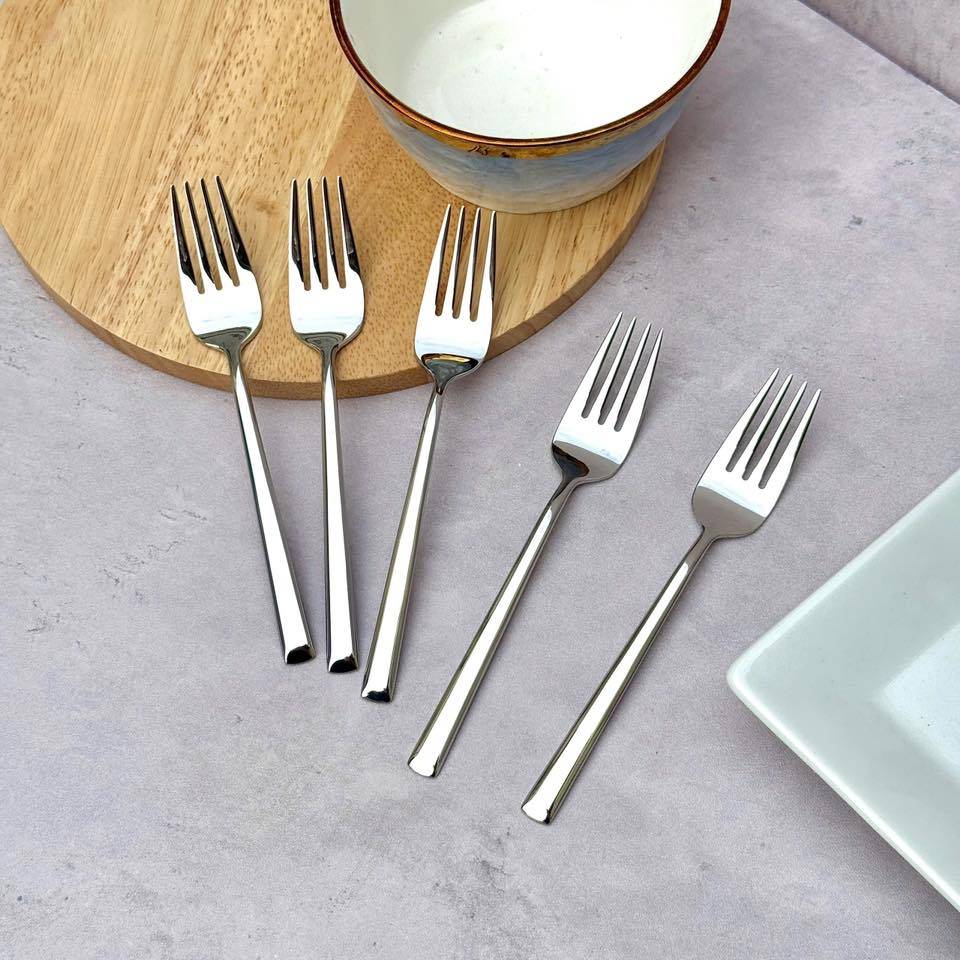 Hộp 5 dĩa hoa quả inox 304 Myresto 15cm