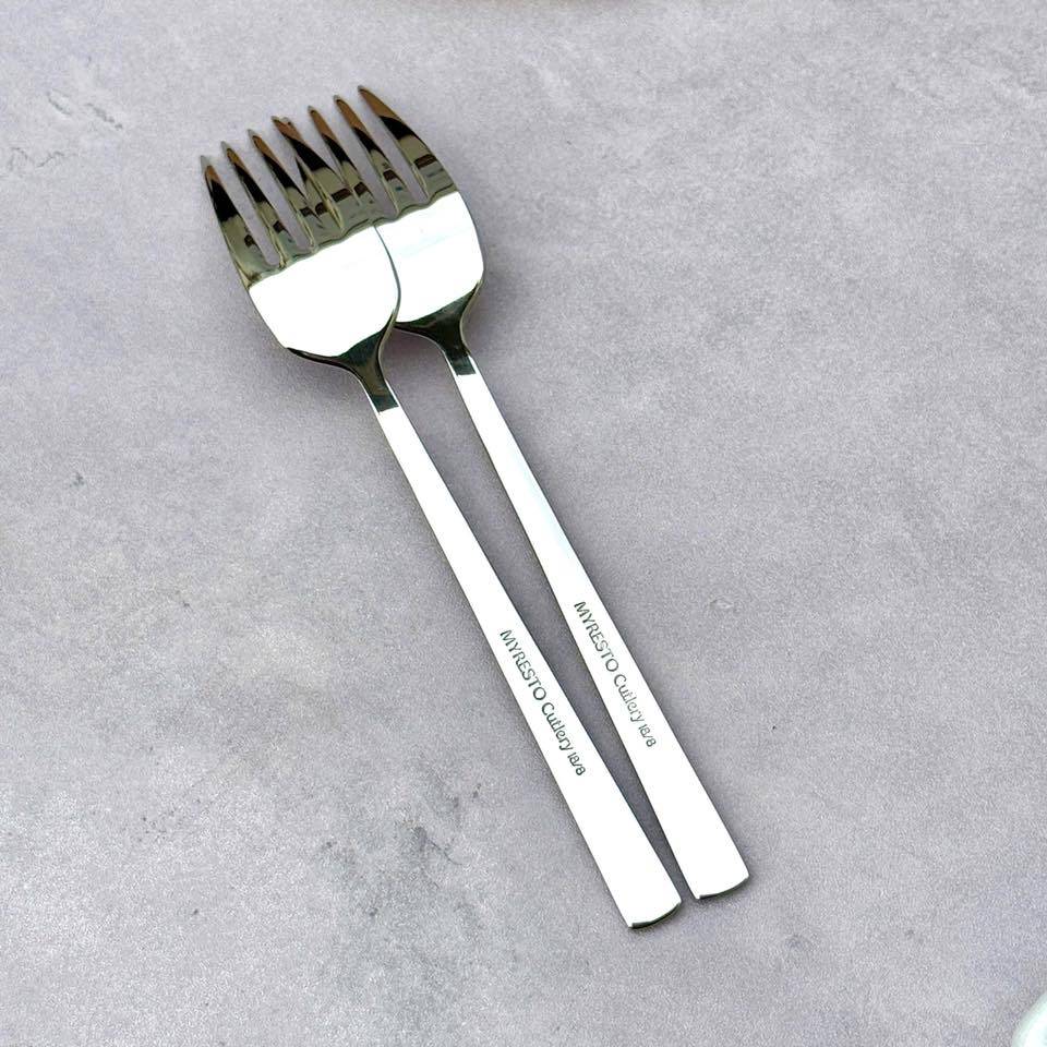 Hộp 5 dĩa to inox 304 Myresto 21cm