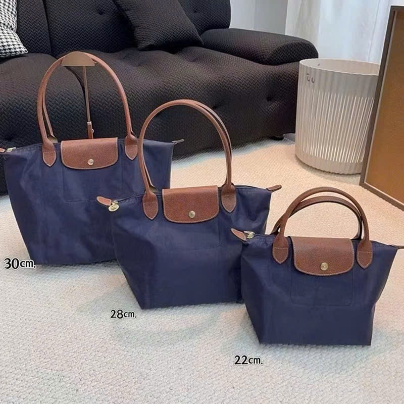 Túi xách vải dù Longchamp size M - size 28cm