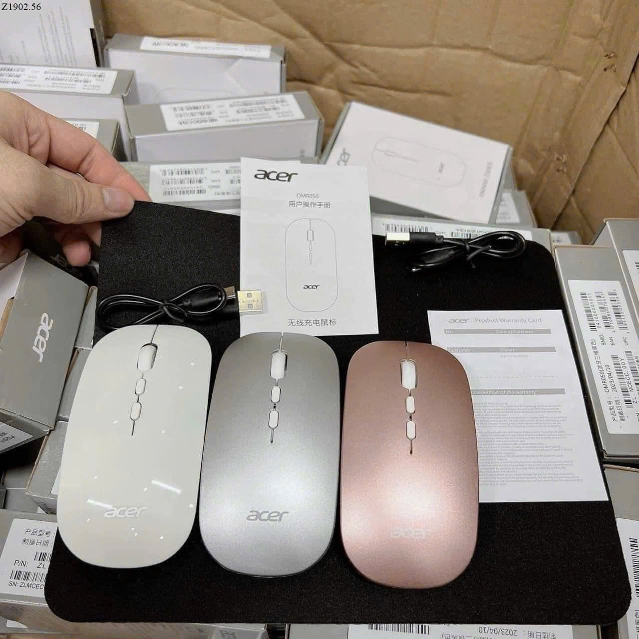 Chuột không dây chống ồn Acer kết nối 3 chế độ