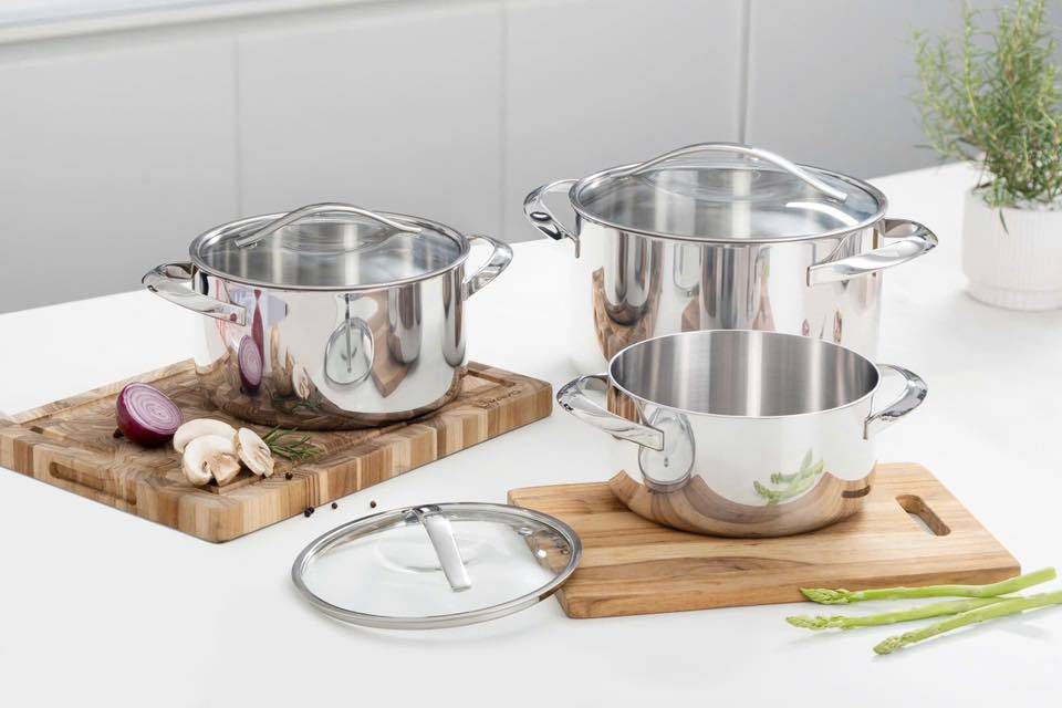 Nồi inox đáy liền Silver Crown 24cm