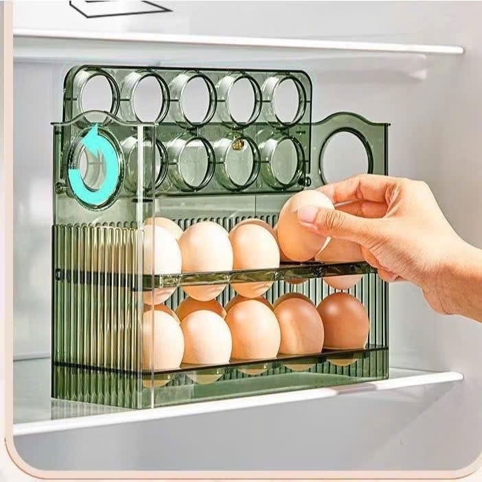 Khay trứng 3 tầng để tủ lạnh