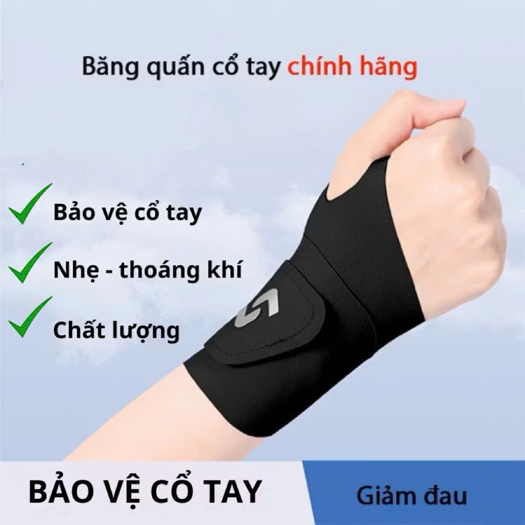 Set 2 đai đeo bảo vệ cổ tay khi tập thể thao