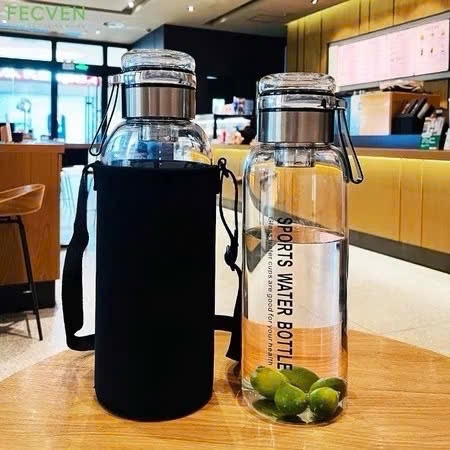Bình thuỷ tinh pha trà kèm túi bọc 1000ml