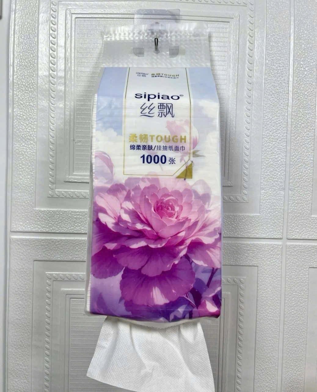 Thùng 10 gói giấy ăn Sipao dạng treo