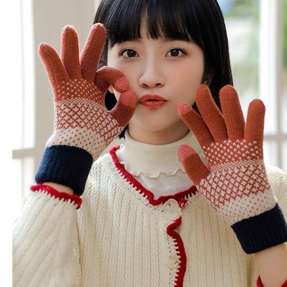 Găng tay nữ lót bông siêu ấm