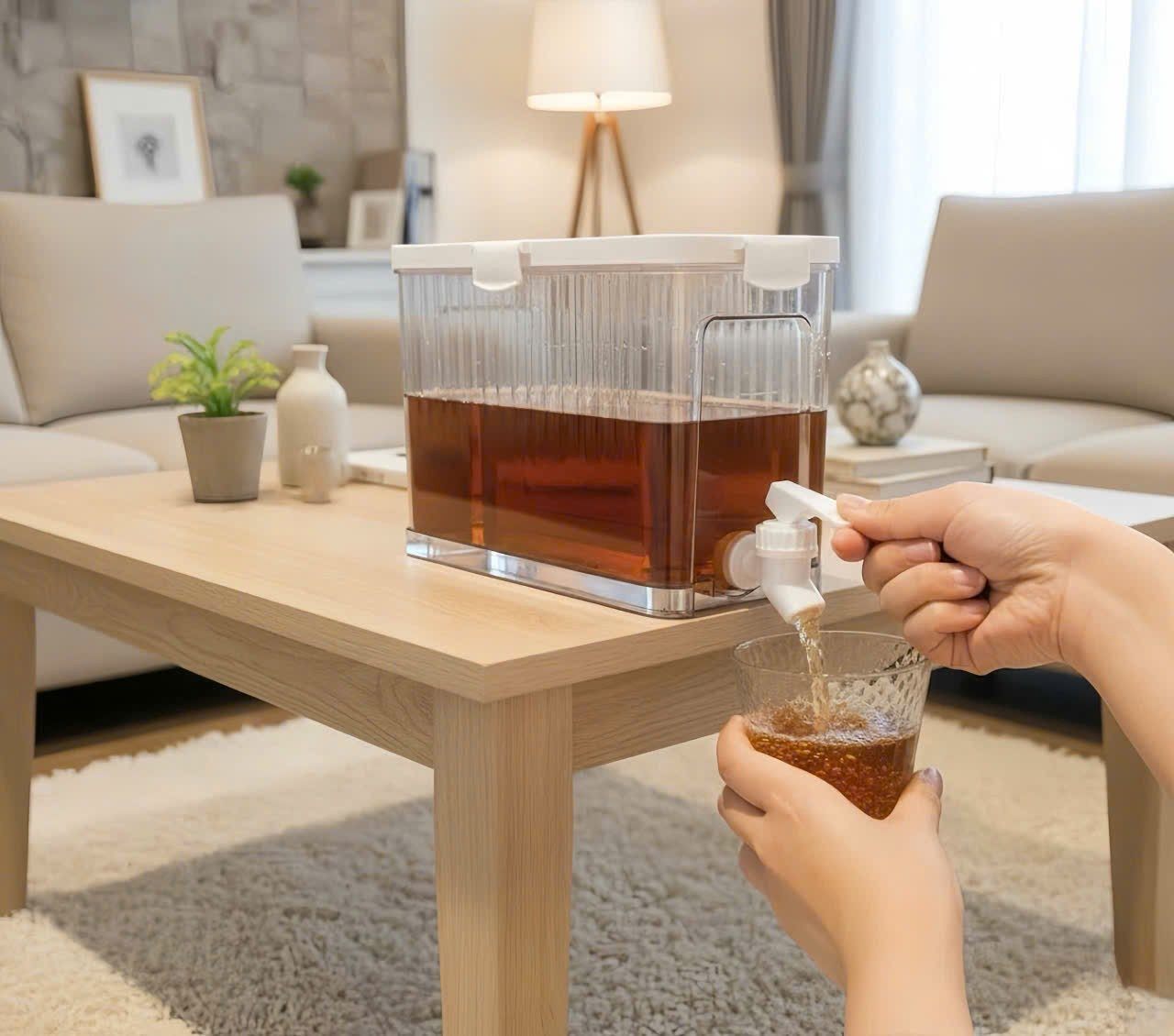 Bình đựng nước có vòi rót Kakusee 3.3L