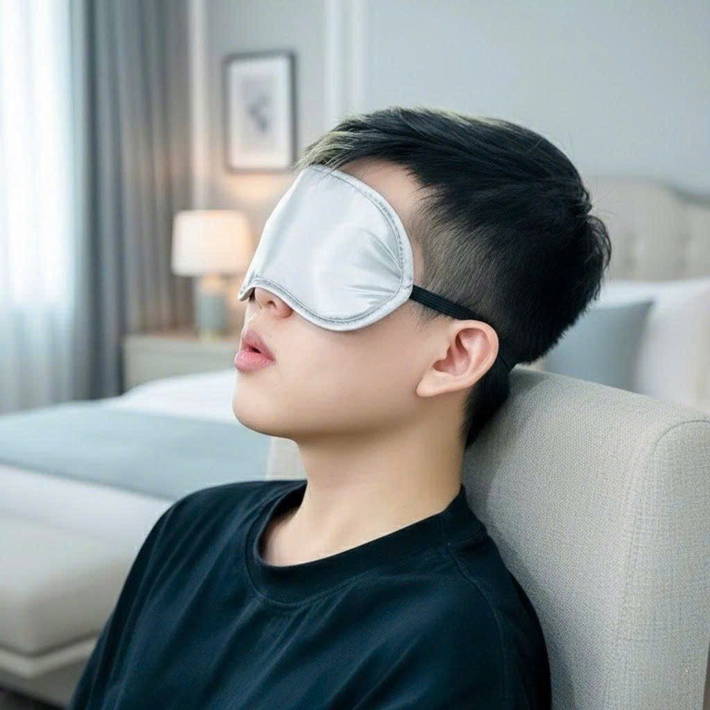 Miếng che mắt kèm túi chườm thư giãn dạng gel Marutatsu Nhật