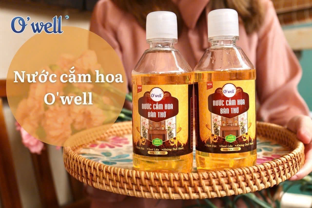 Combo: 02 nước cắm hoa Owell