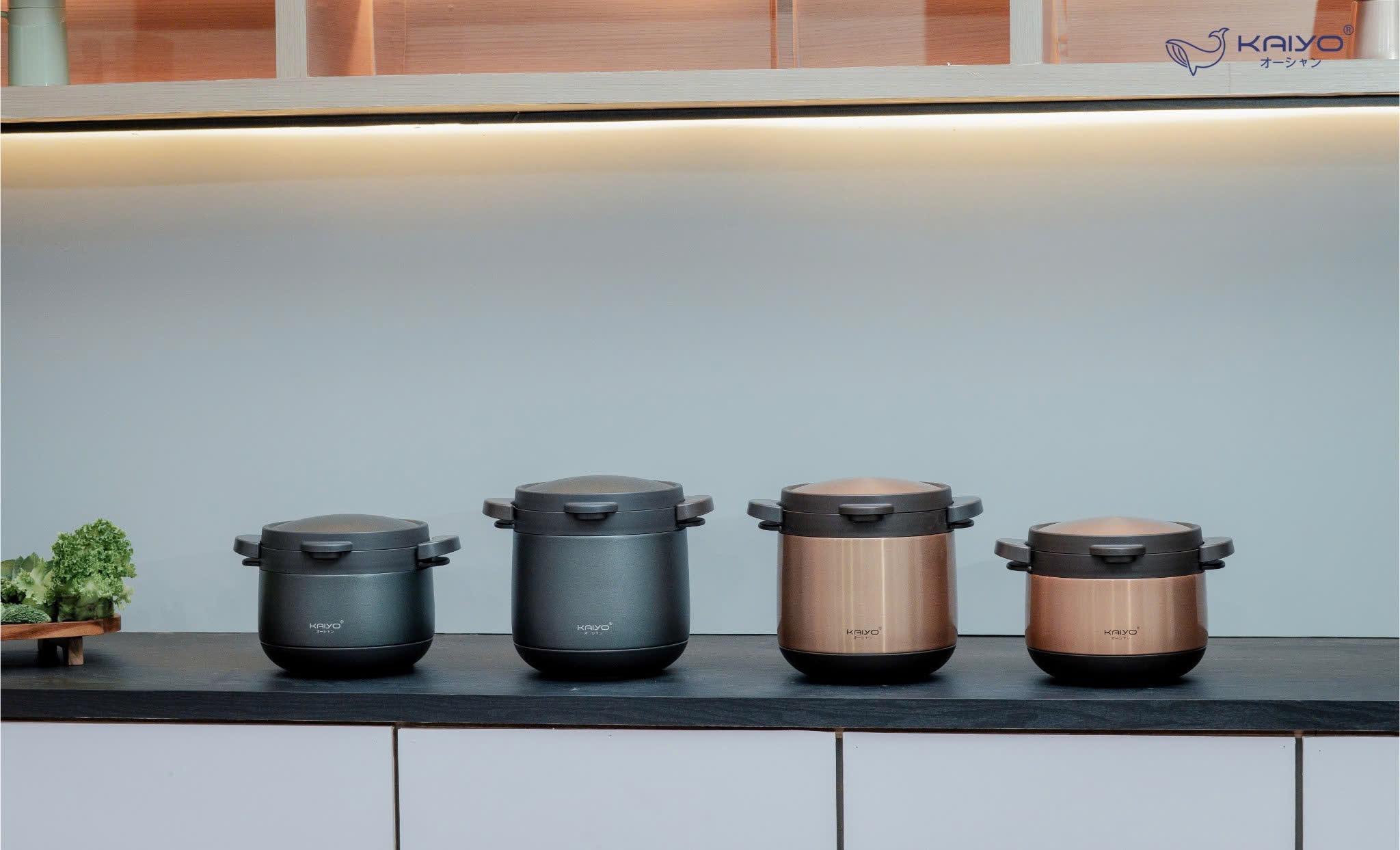 Nồi ủ 2 tay cầm Kitchen mate Kaiyo - size 3L