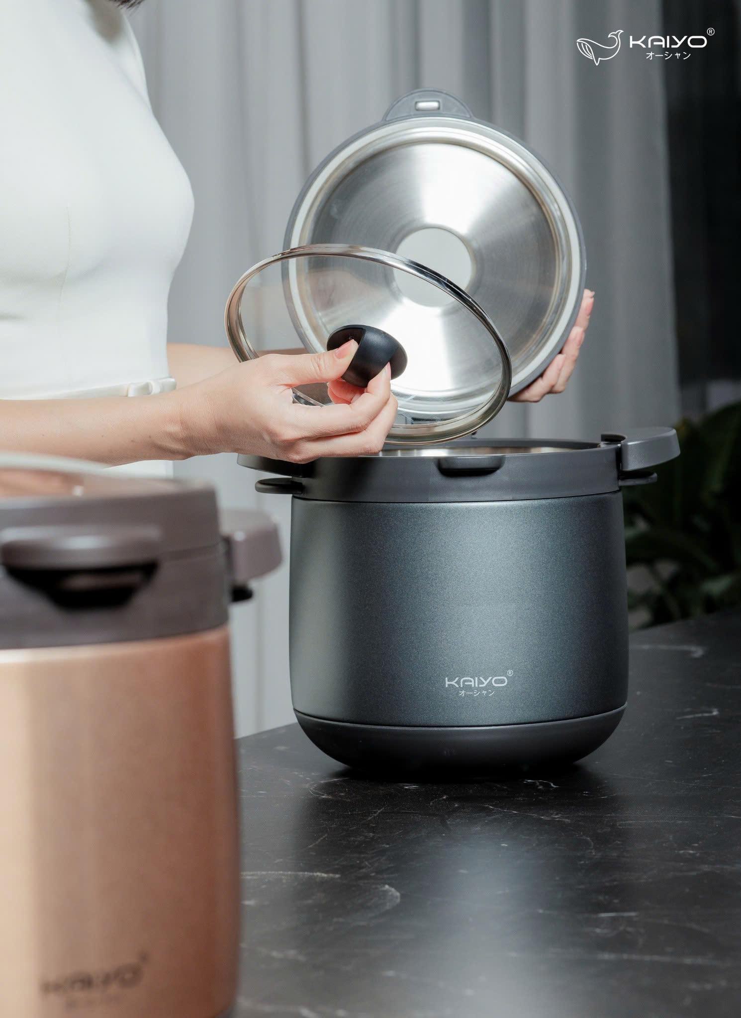 Nồi ủ 2 tay cầm Kitchen mate Kaiyo - size 4.5L