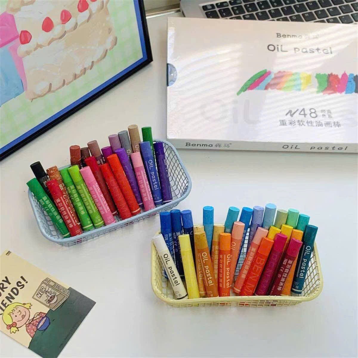 Bộ 48 sáp màu Oil Pastel Bennix