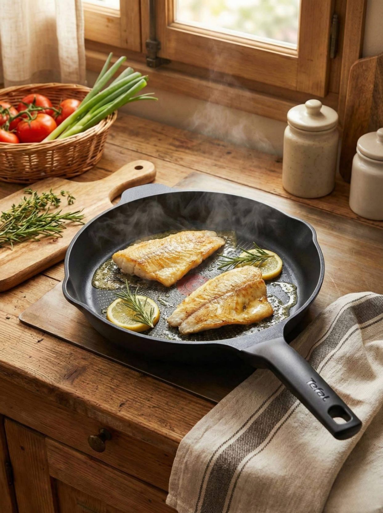 Chảo Tefal Robusto (có miệng rót) - size 26cm