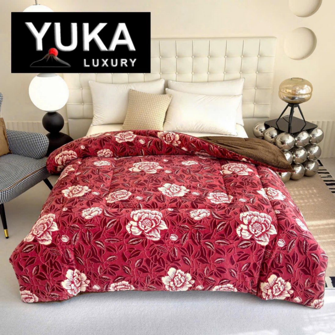 Chăn lông cừu YUKA 2m x 2,3m