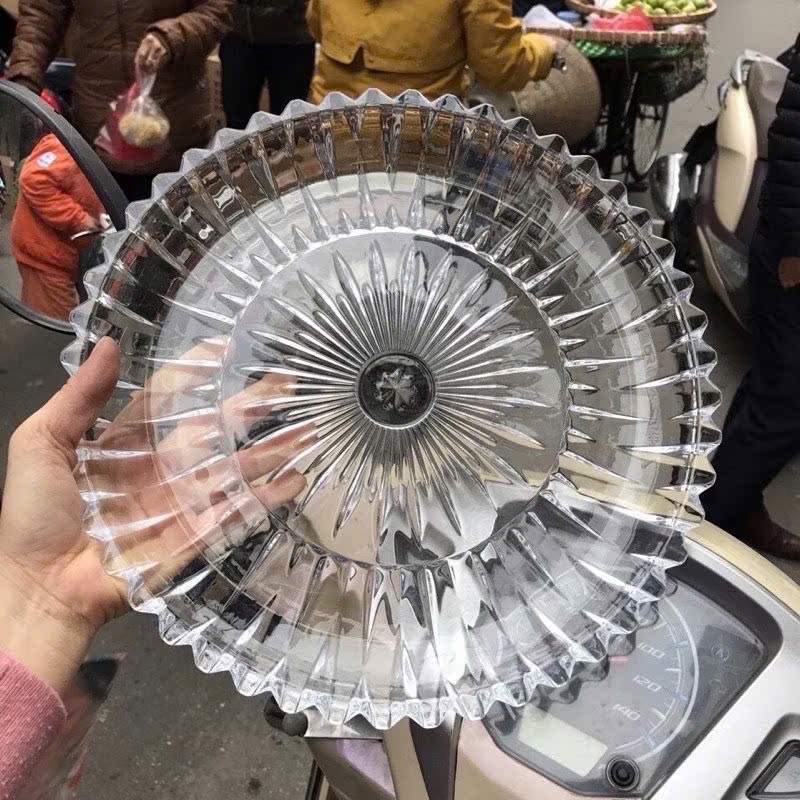 Đĩa thuỷ tinh hình tia 30cm