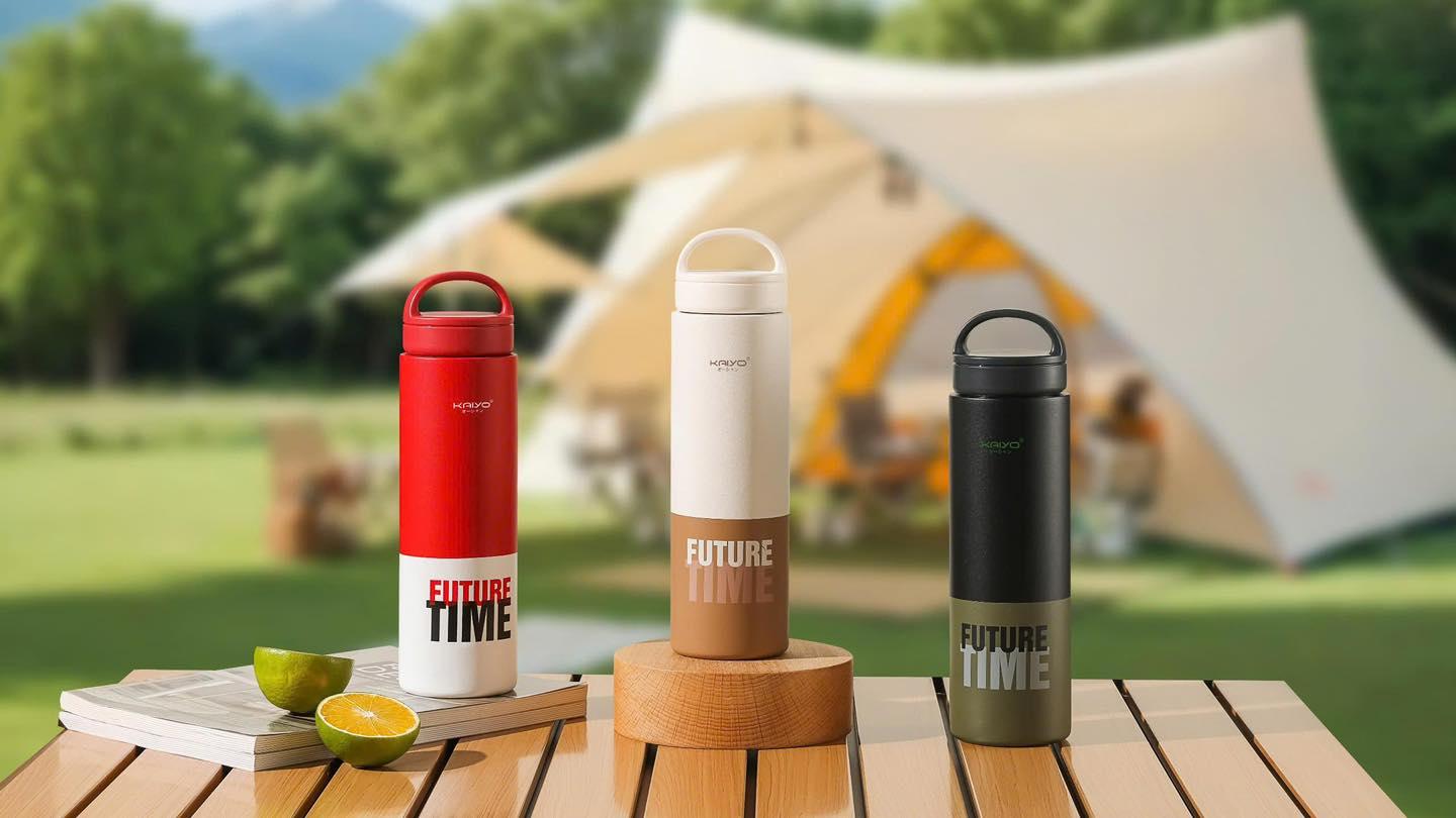 Bình giữ nhiệt Future Time có lọc trà 700ml Kaiyo