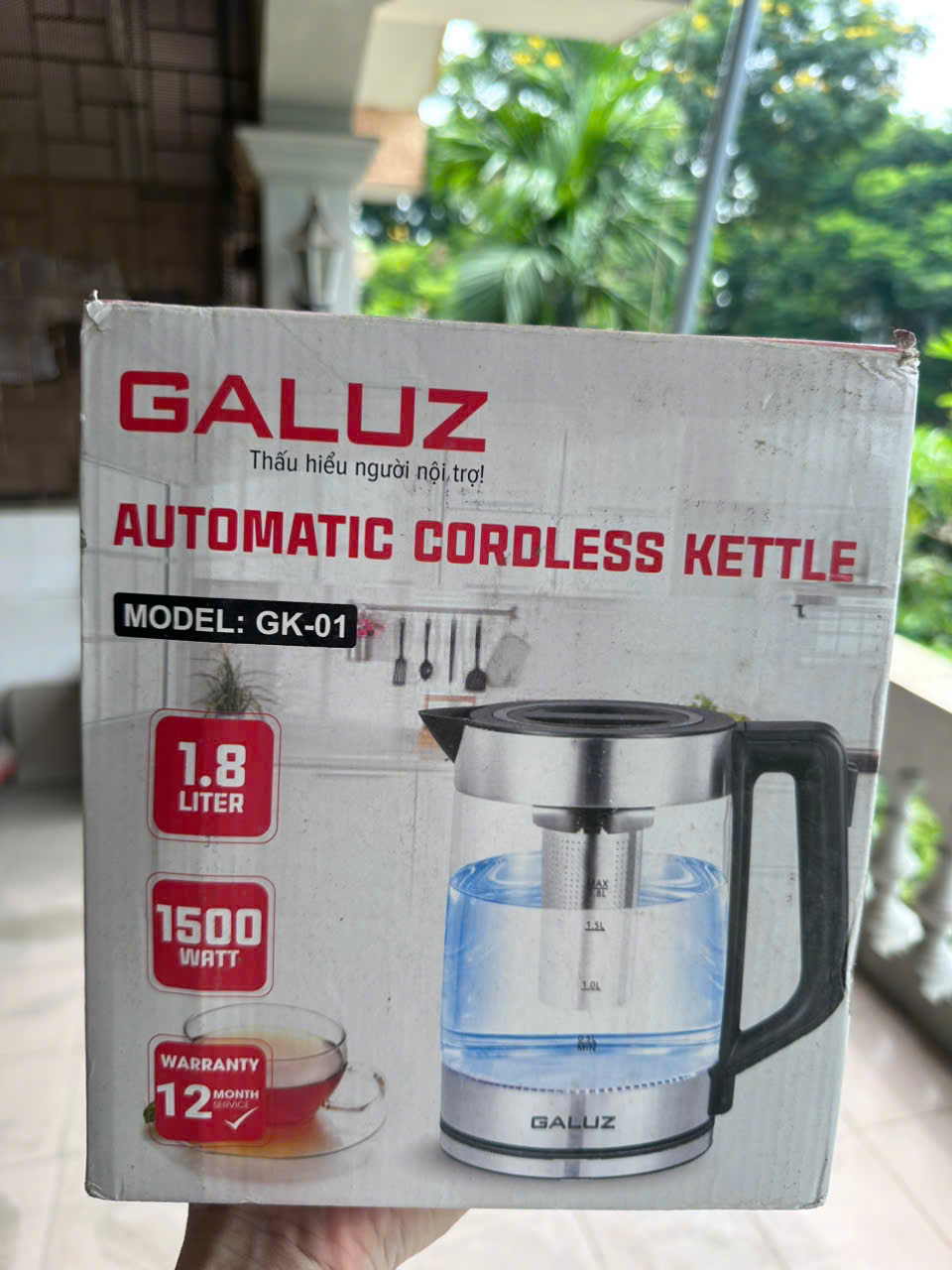 Ấm siêu tốc Galuz 1.8L