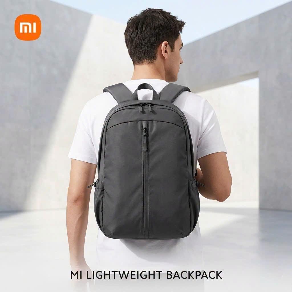 Balo siêu nhẹ chống thấm nước Xiaomi - màu đen