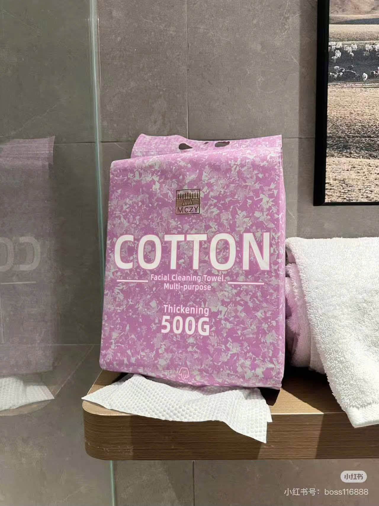 Bịch khăn mặt dùng 1 lần Cotton 500g