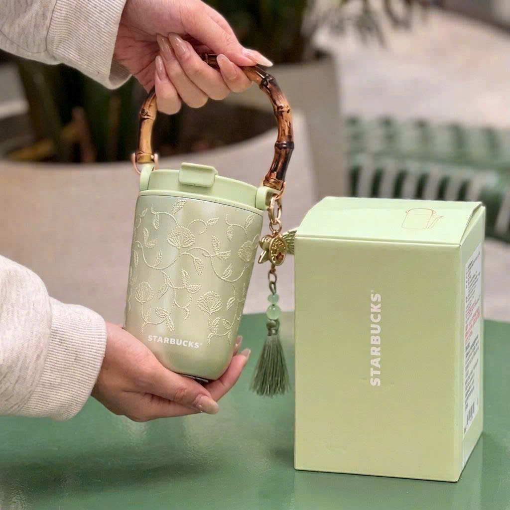 Bình giữ nhiệt Starbucks kèm charm (414ml)