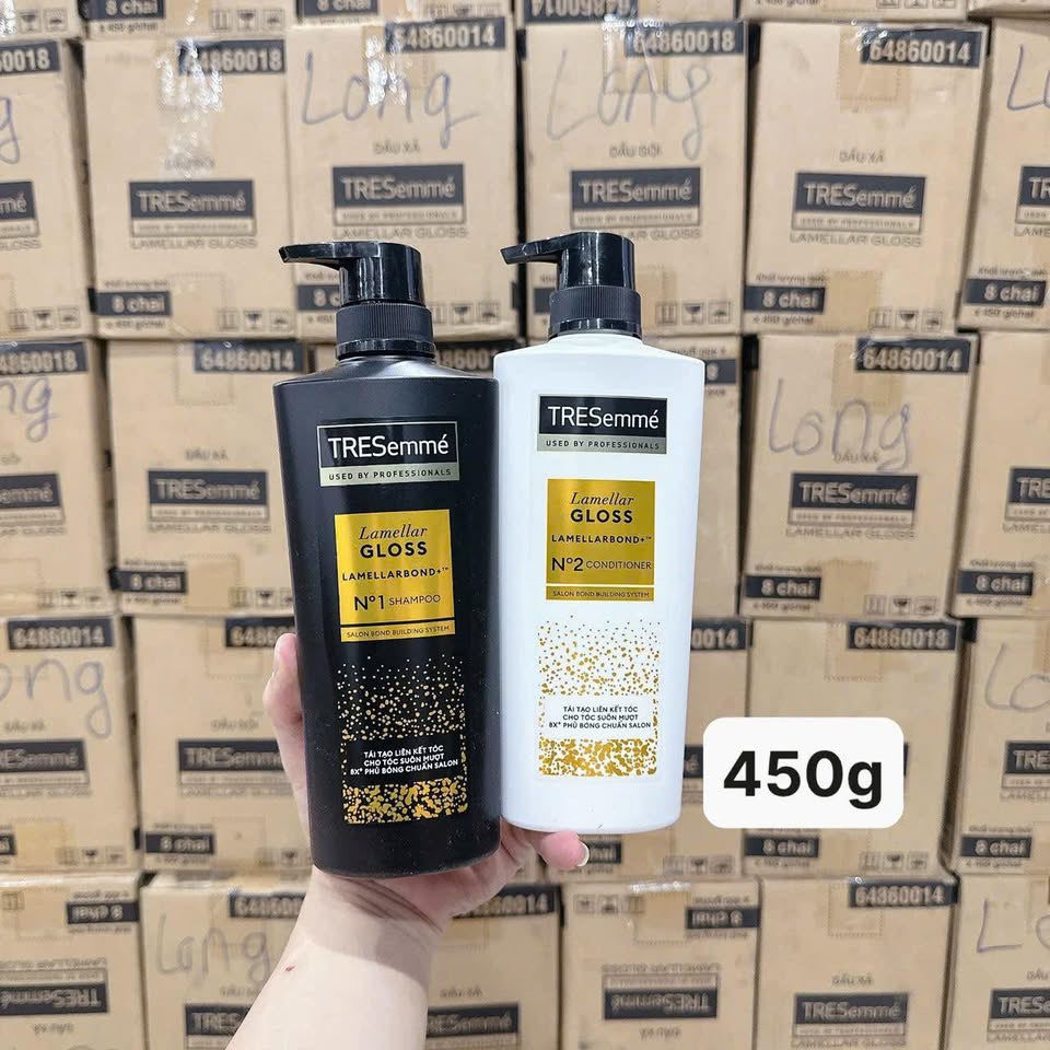 Cặp gội xả phủ bóng Tresemme 450ml/ chai