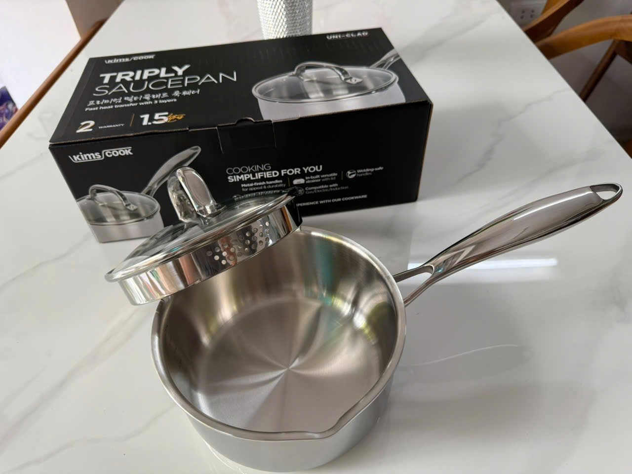 Quánh inox Kimscook 16cm