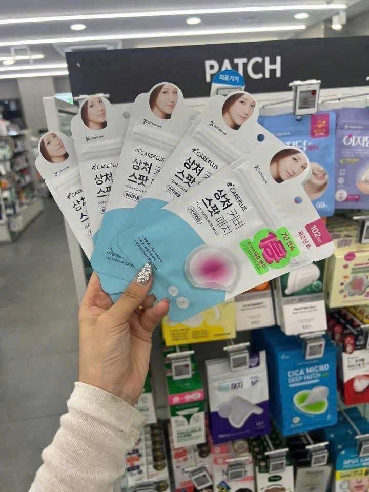 Dán mụn CarePlus bán chạy nhất Olive Young (gói 102 miếng)
