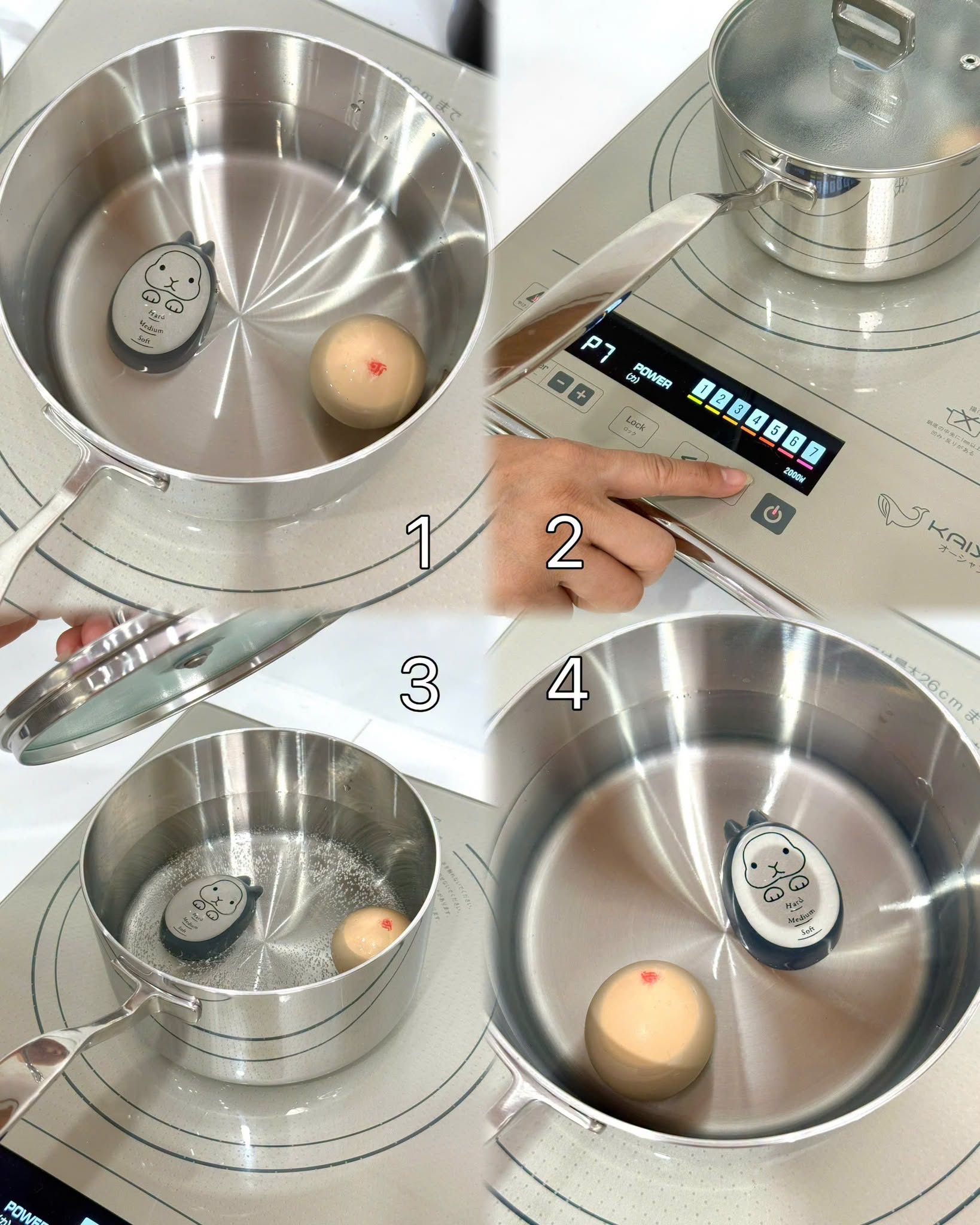 Dụng cụ luộc trứng lòng đào Echo Nhật