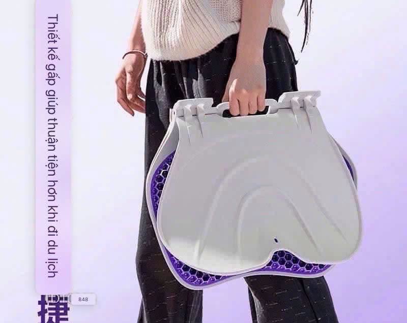 Ghế tựa lưng đệm tổ ong gập gọn