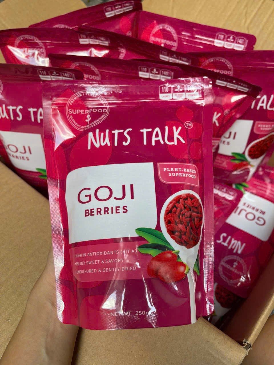Kỳ tử đỏ NUTS TALK - túi zip 250gr