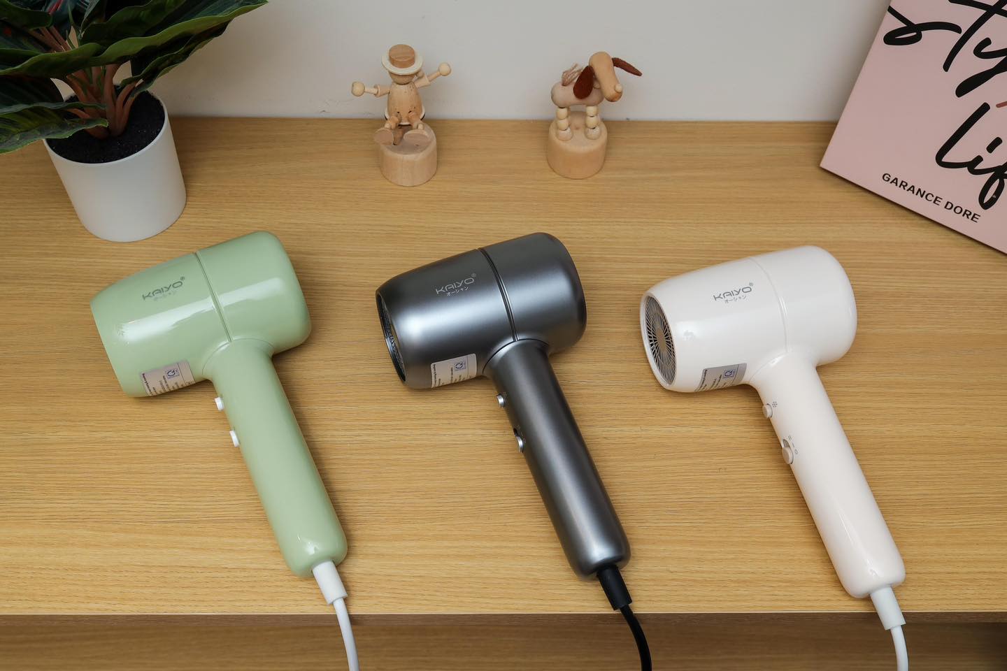 Máy sấy tóc ion âm 2 chiều nóng lạnh Kaiyo (mã KHD-418)