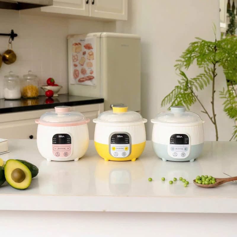 Nồi nấu chậm lõi sứ Seka 0.8L