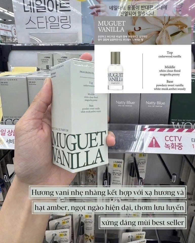 Nước hoa nội địa Hàn Muguet Vanilla