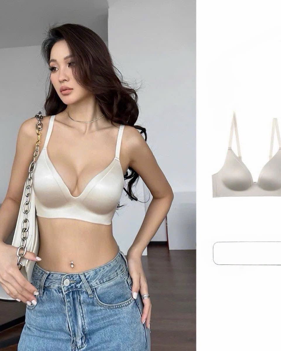 Set 2 áo lót đúc liền khối Tencel