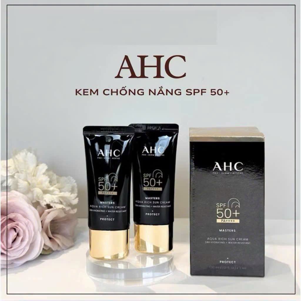Set 2 kem chống nắng AHC