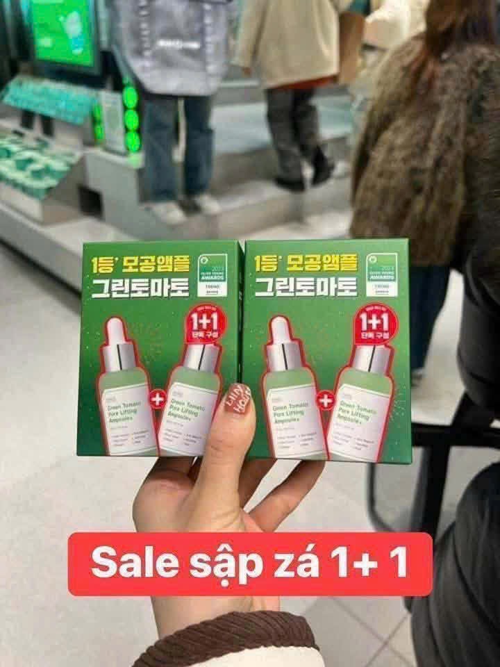 Set 2 lọ serum cà chua xanh Sungboon 30ml