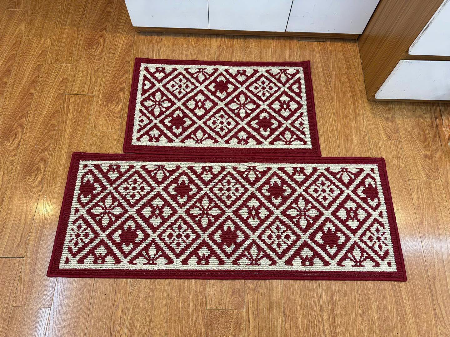 Set 2 thảm bếp hoạ tiết cổ điển