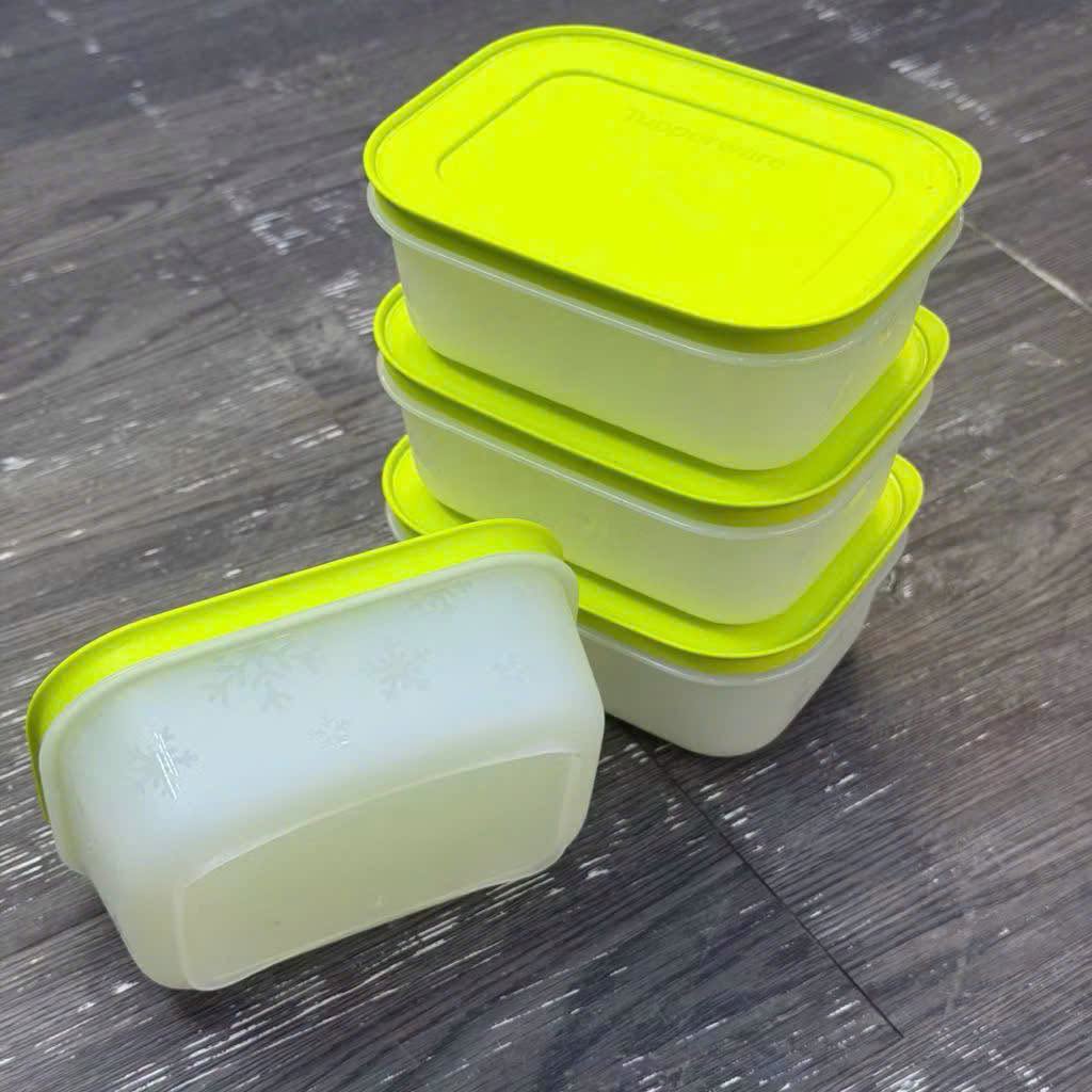 Set 4 hộp đông dẻo Tupperware 450ml
