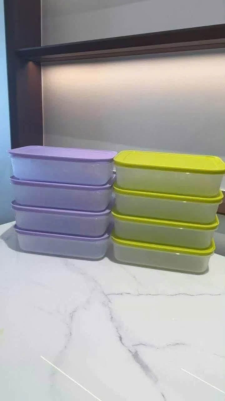 Set 4 hộp đông dẹt 1L Tupperware