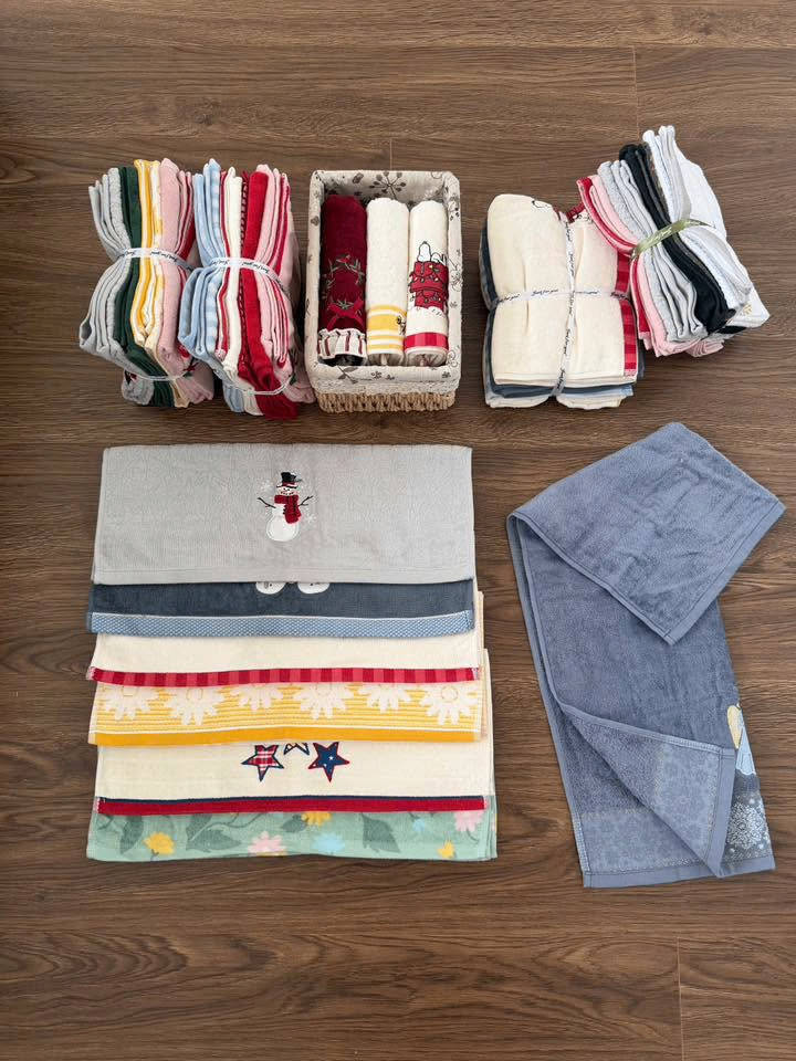 Set 4 khăn xuất Mỹ 40 x 65cm (mix màu)