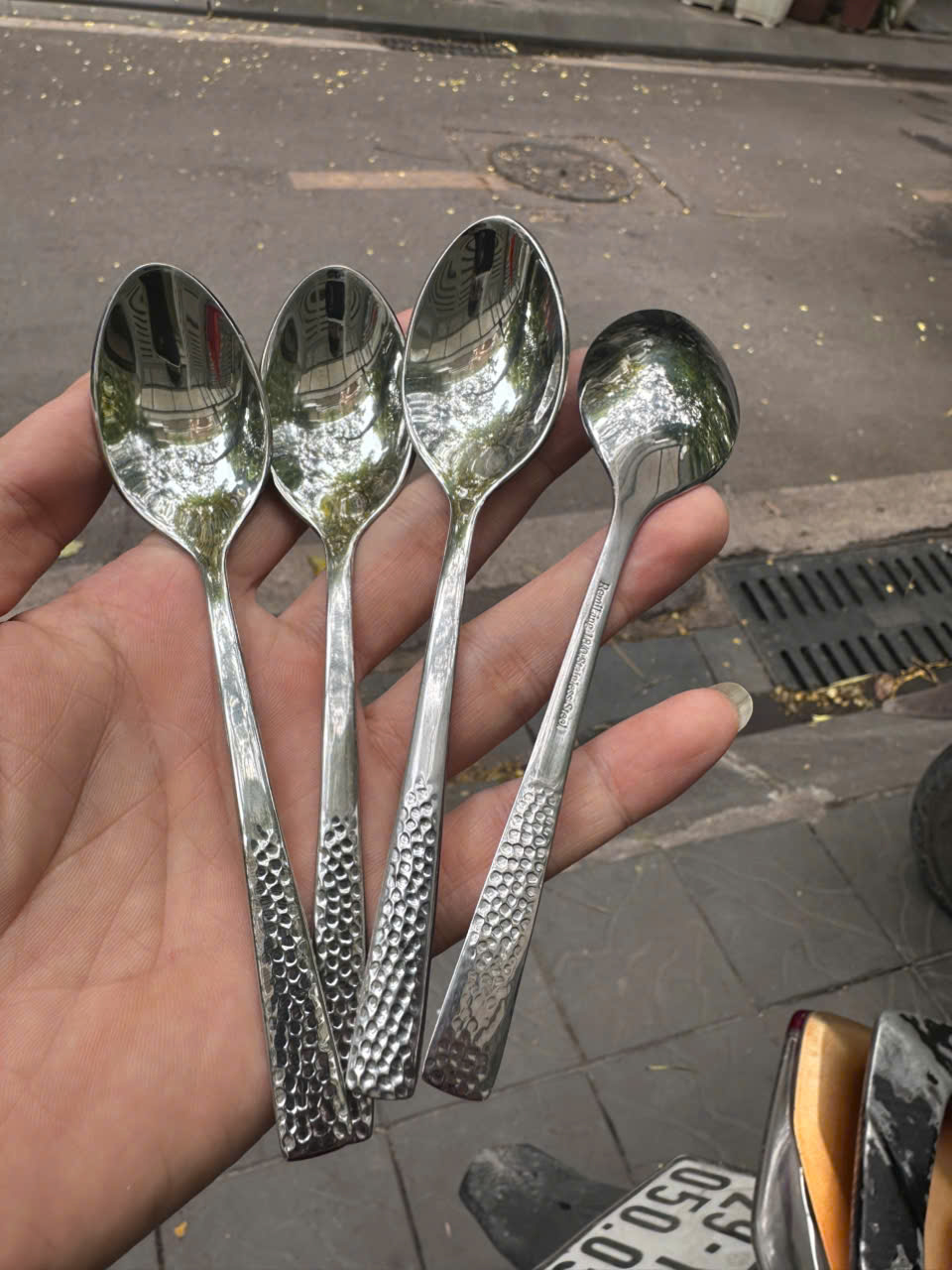 Set 5 thìa inox 18/10 RemiLing 14cm